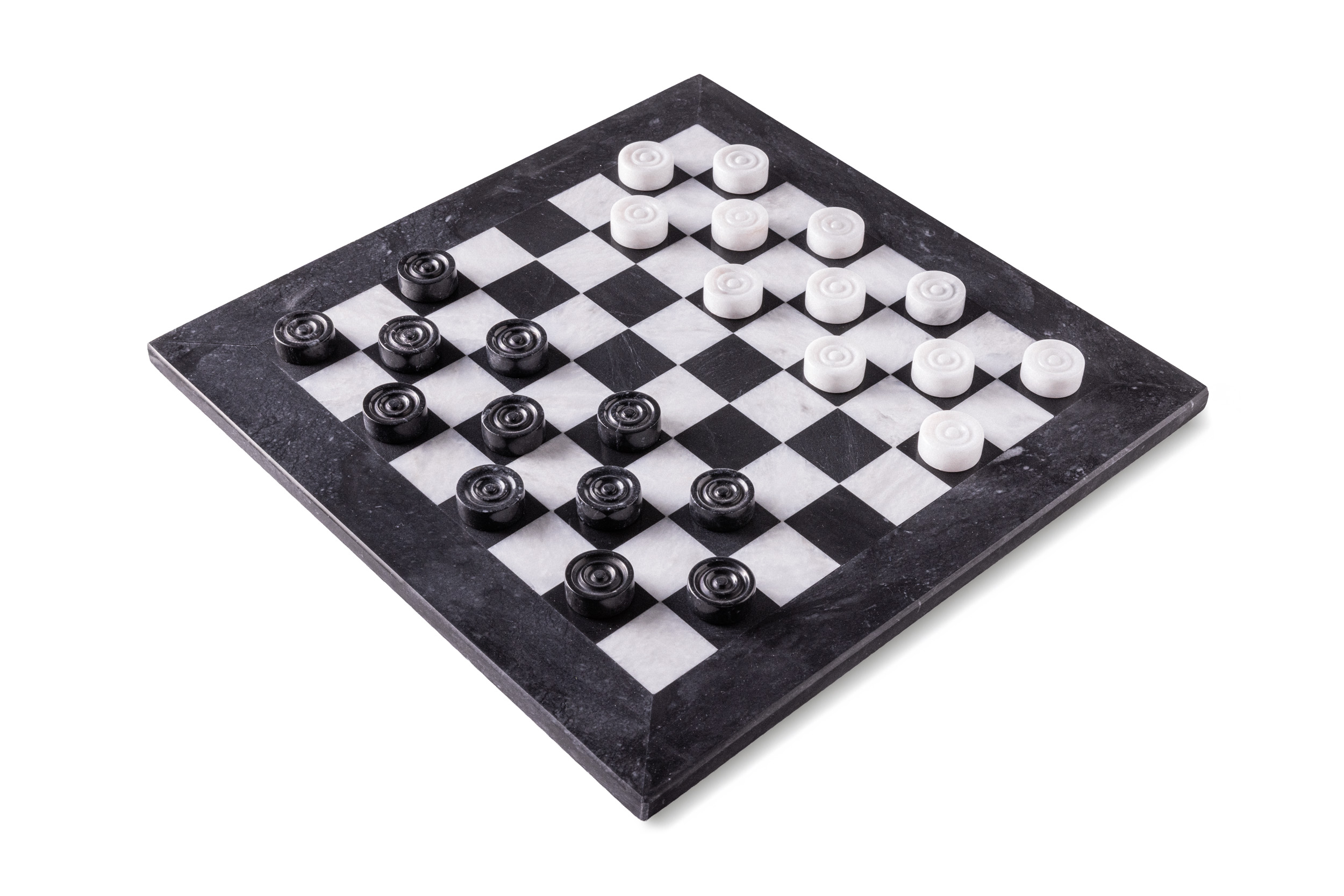 Warcaby Marmurowe Bianco & Nero Marquina